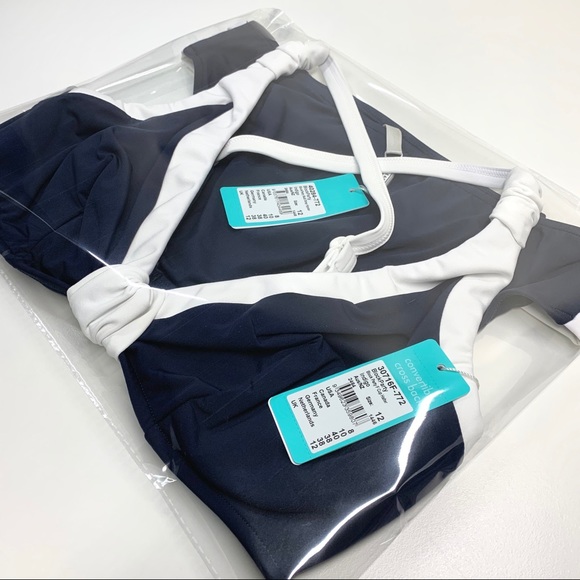 NWT US-8 Seafolly Bikini Set Navy (DD) - Picture 16 of 16